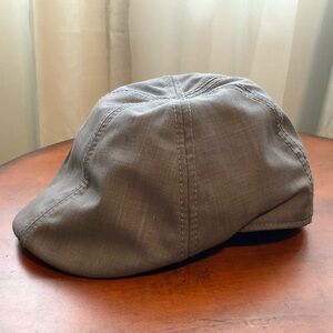 Gray Newsboy Cap
